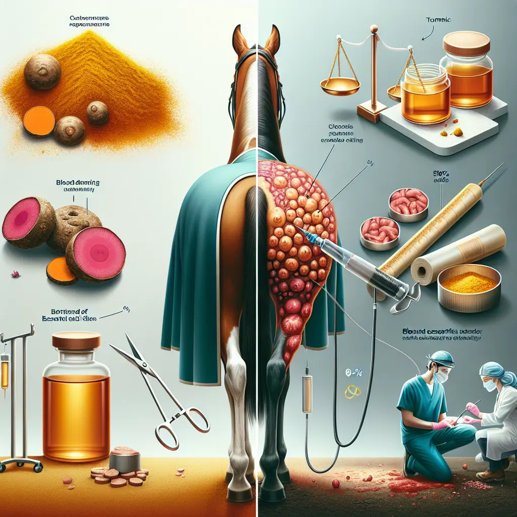 Can Turmeric and Oily Herbs Effectively Treat Equine Sarcoids? - Image of Turmeric