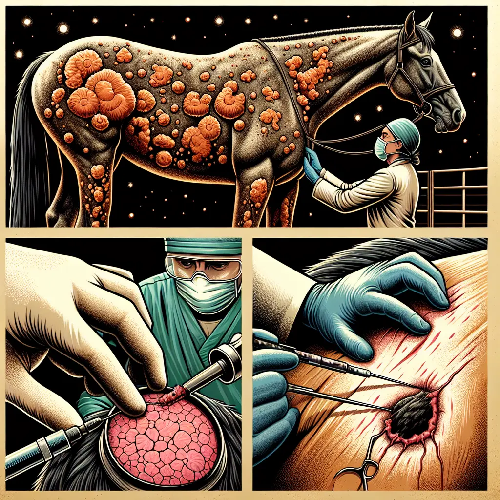 Can Turmeric and Oily Herbs Effectively Treat Equine Sarcoids? - Image of Equine Sarcoids