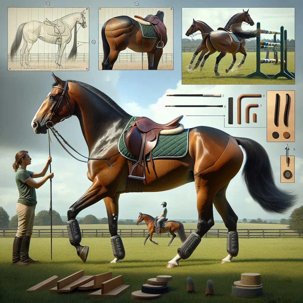 How to Transition Your Ex-Racehorse to a New Saddle: Image of test-fitting saddle