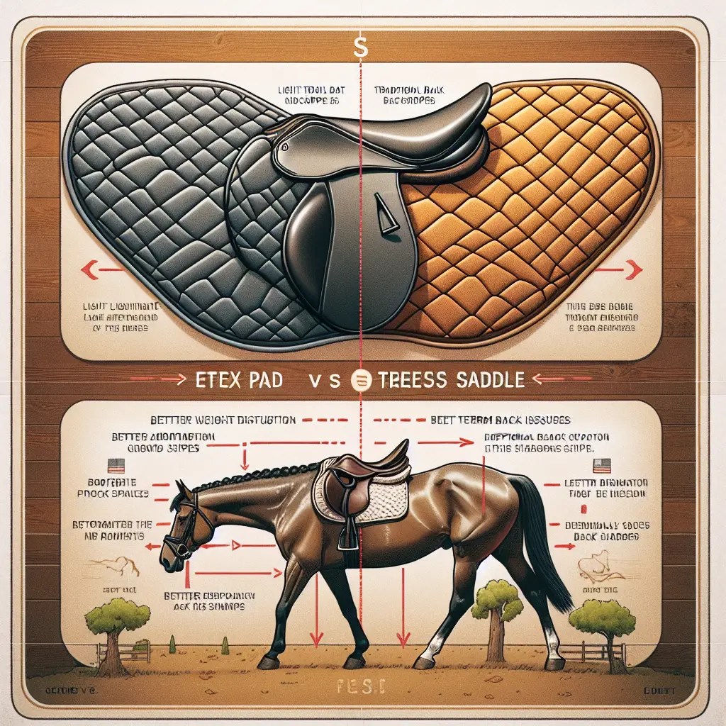 Exploring the Pros and Cons of Treeless Saddles: Treeless saddle Example