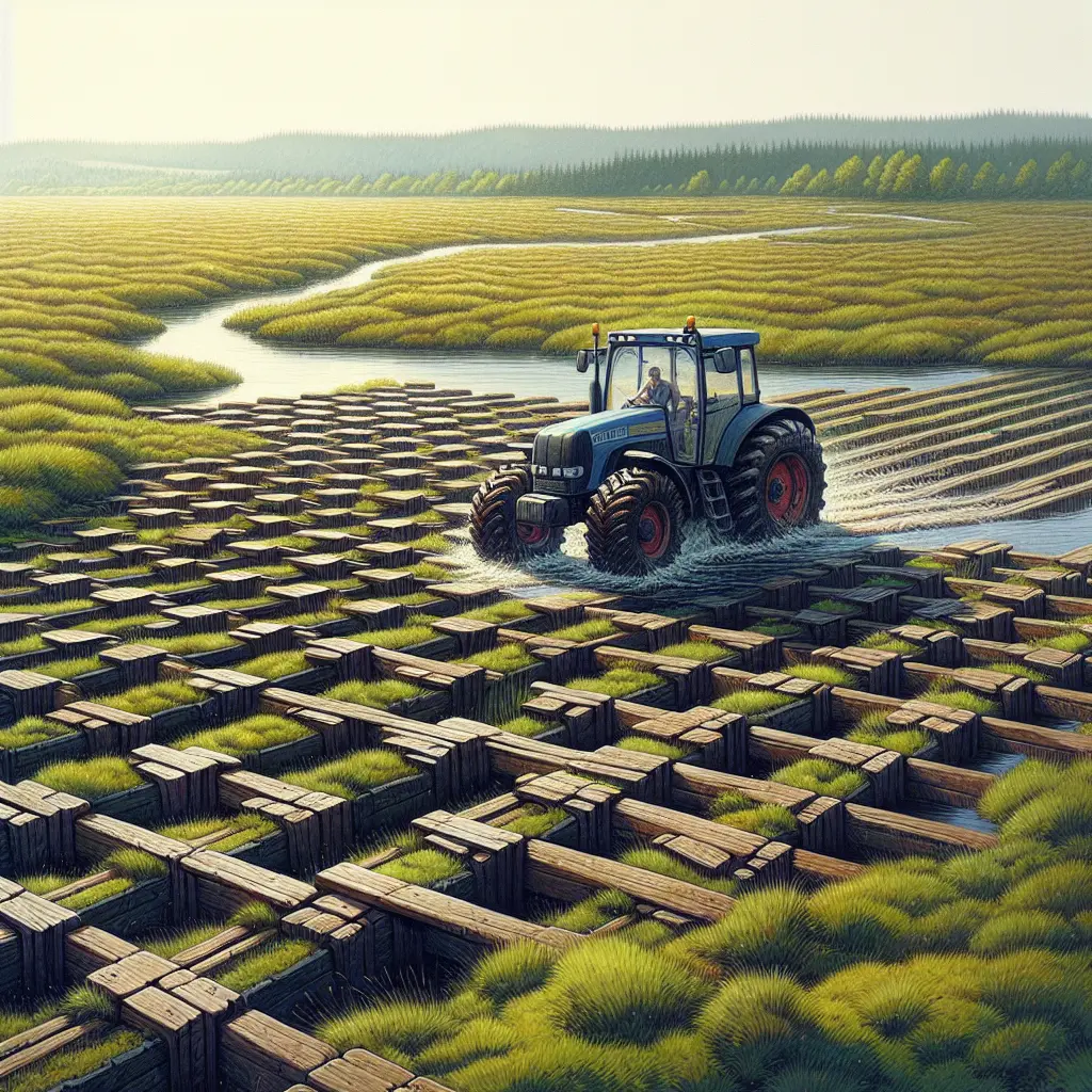 Protecting Grazing Fields from Vehicle Damage - Tractor on Field