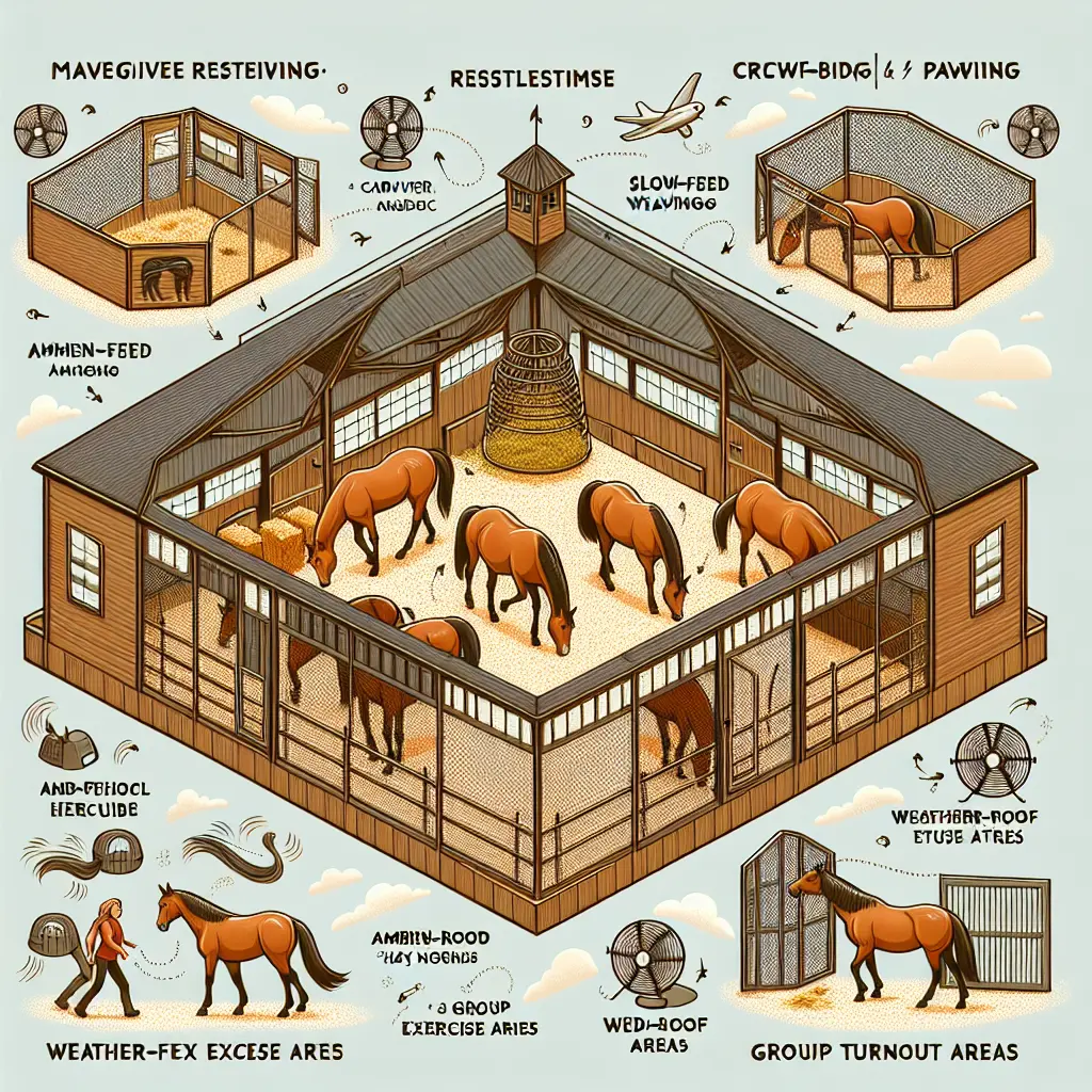 Horse enjoying turnout and space