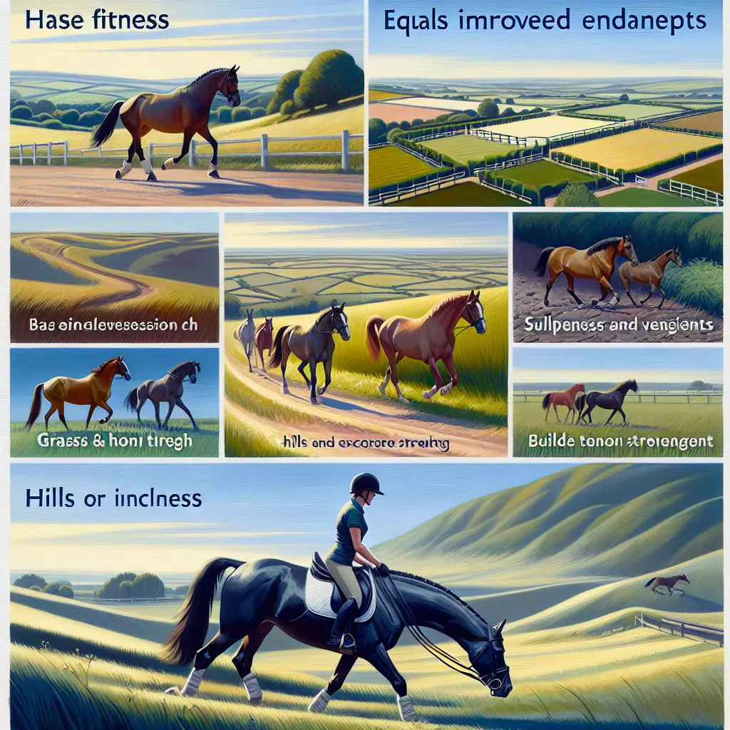 Different Terrains Affect Horse Fitness - Countryside Scene