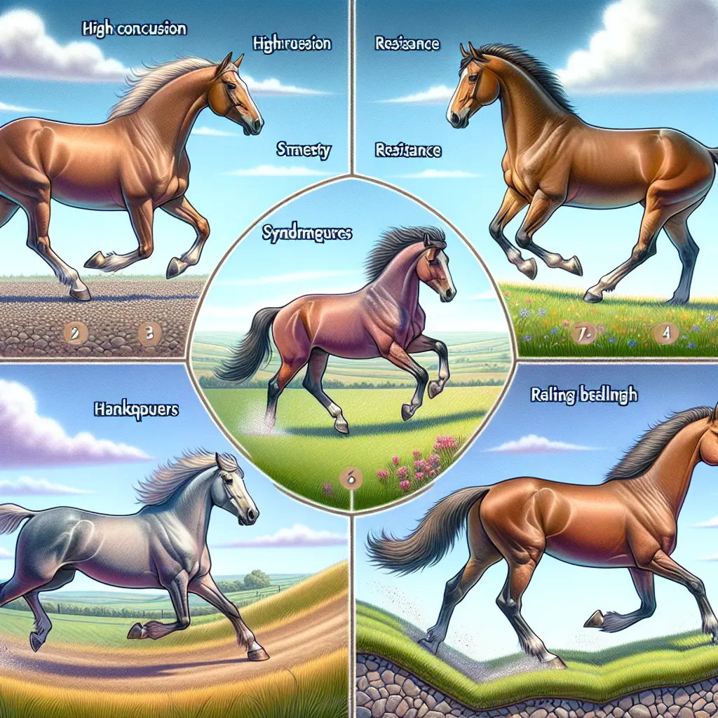 Different Terrains Affect Horse Fitness - Horse Grazing on Grass
