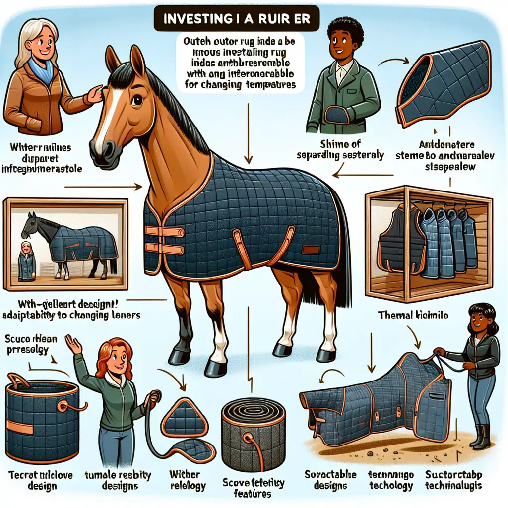 Rug Liner System - Ergonomic horse clothing system in action