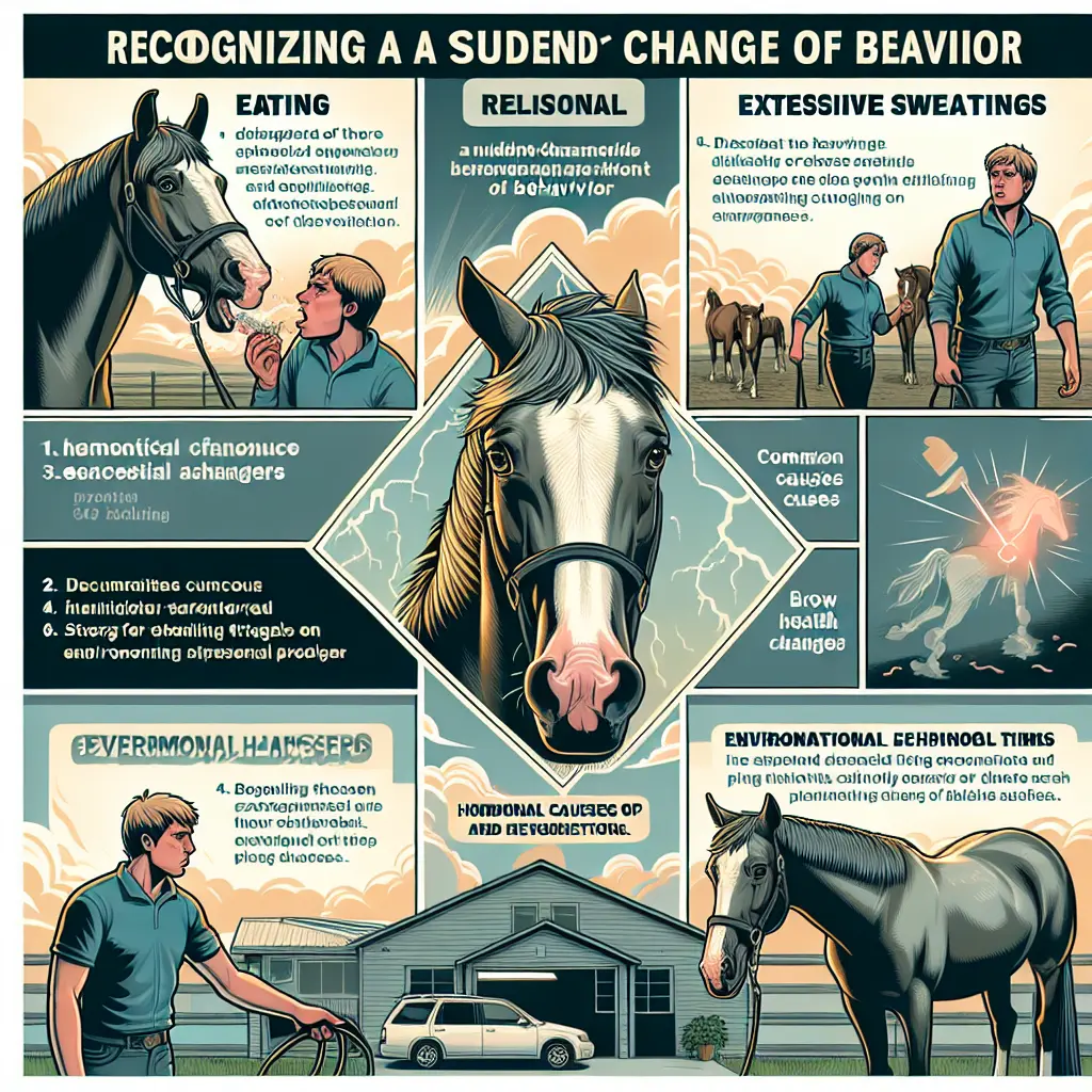 Horse lying down - Colic in Horses