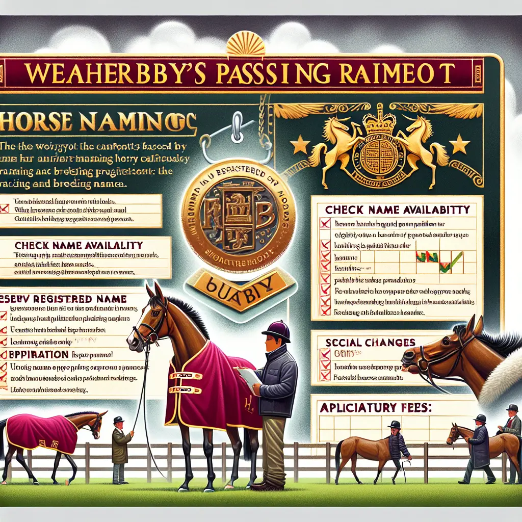 How to Name Your Horse on a Weatherbys Passport - Weatherbys Headquarters