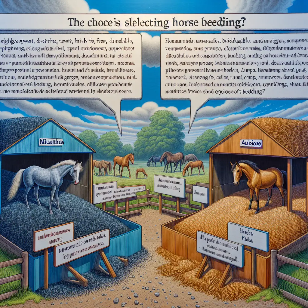 Comparing Bedding Options for Horses: Miscanthus, Aubiose, and More - Miscanthus Bedding Image