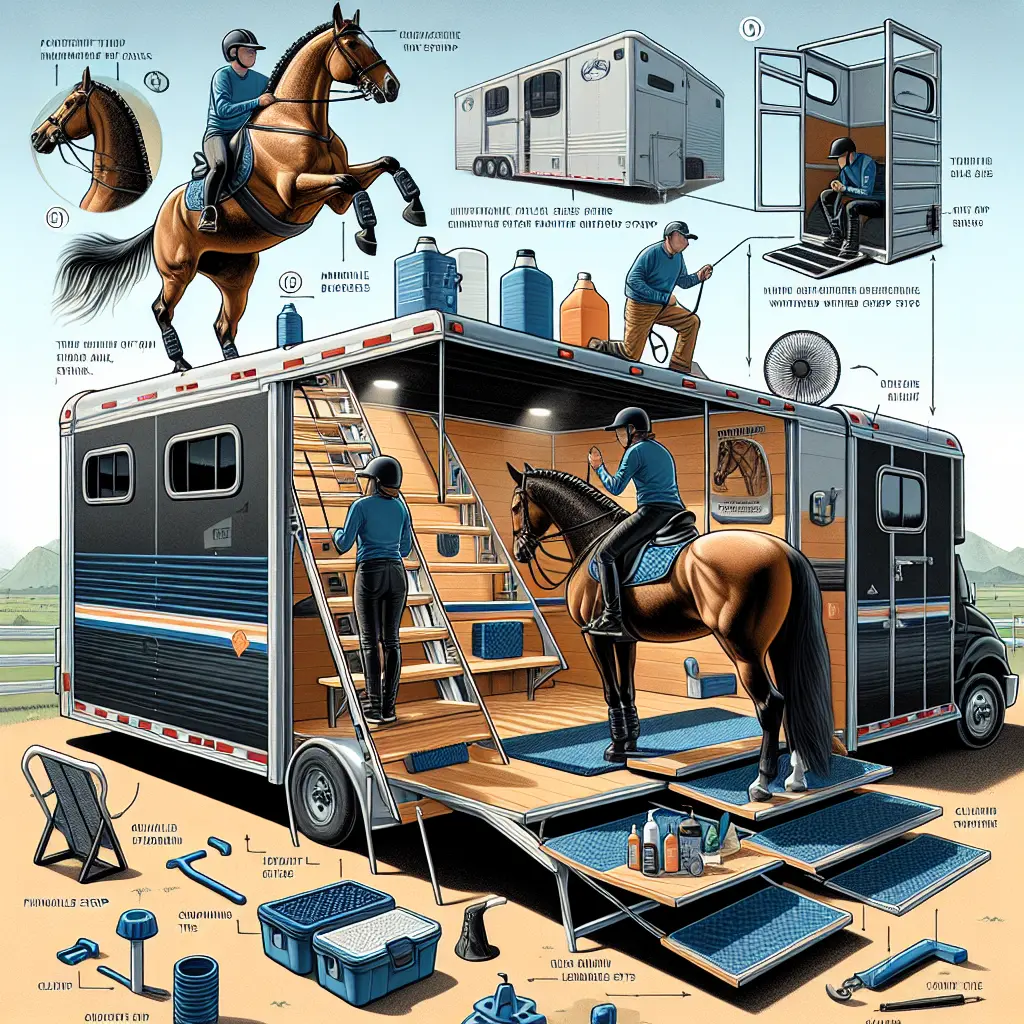 Creative Mounting Solutions for Tall Horses and New Trailers - Trailer Integration