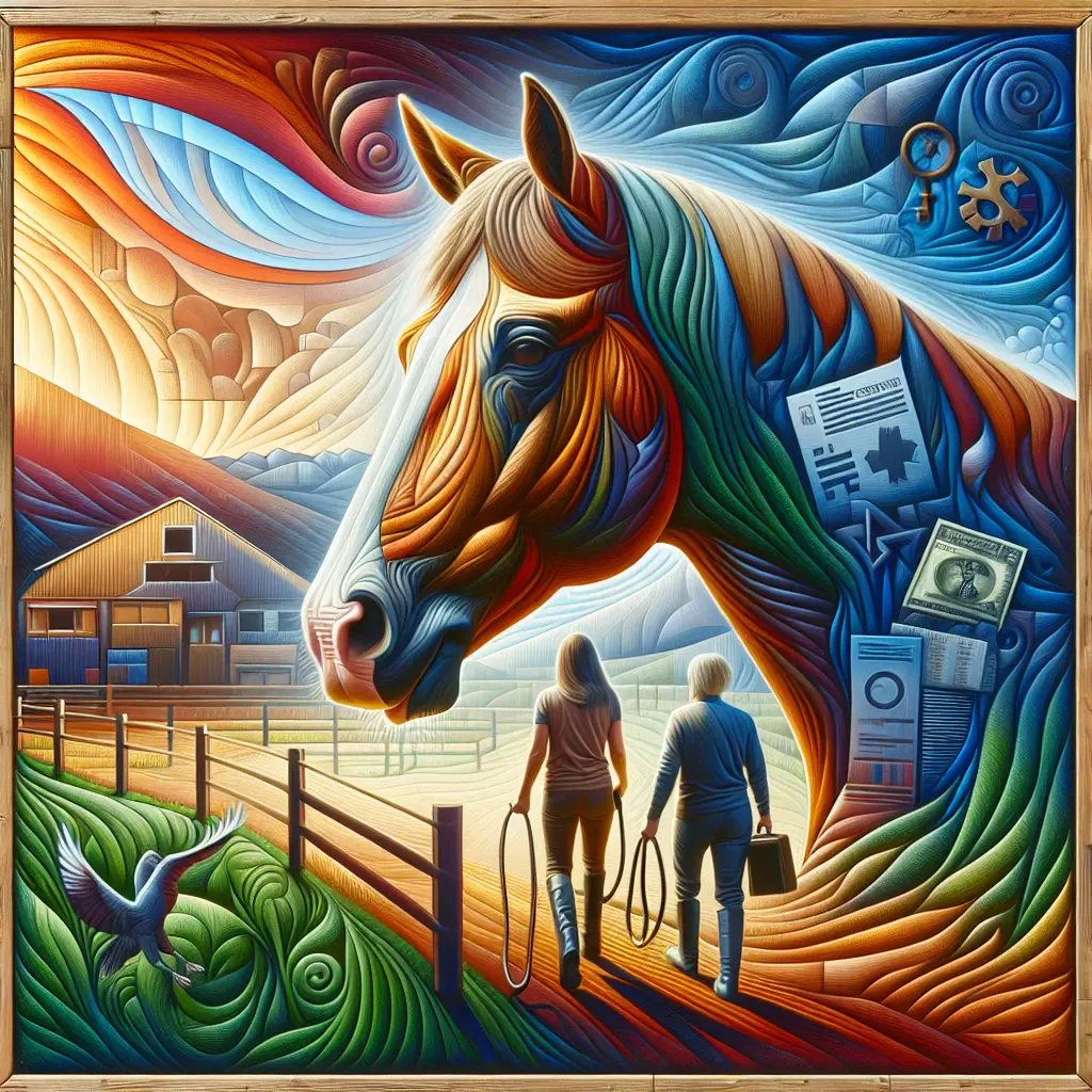 Deciding When to Retire Your Elderly Horse: Horse enjoying retirement