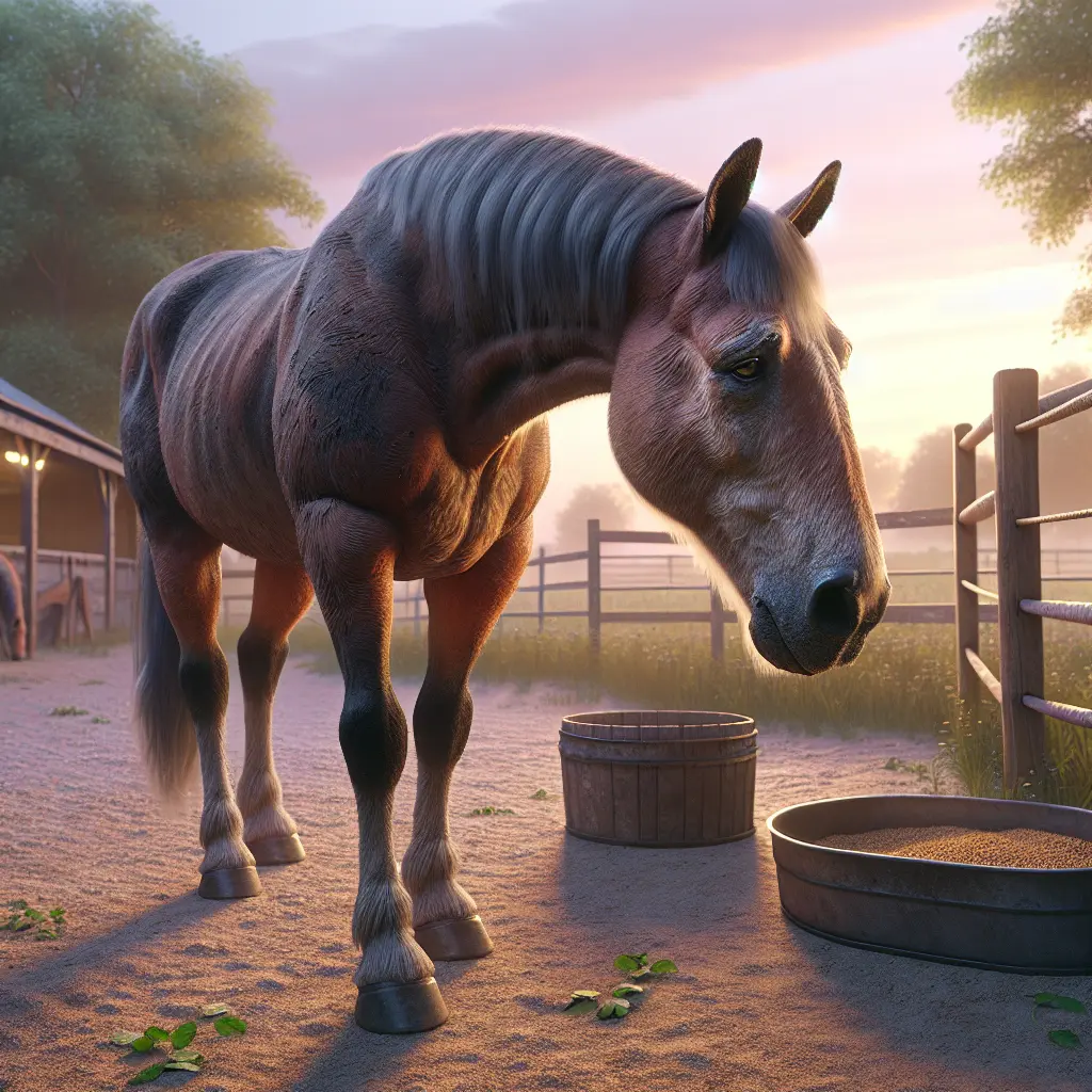 Deciding When to Retire Your Elderly Horse: Senior horse in pasture