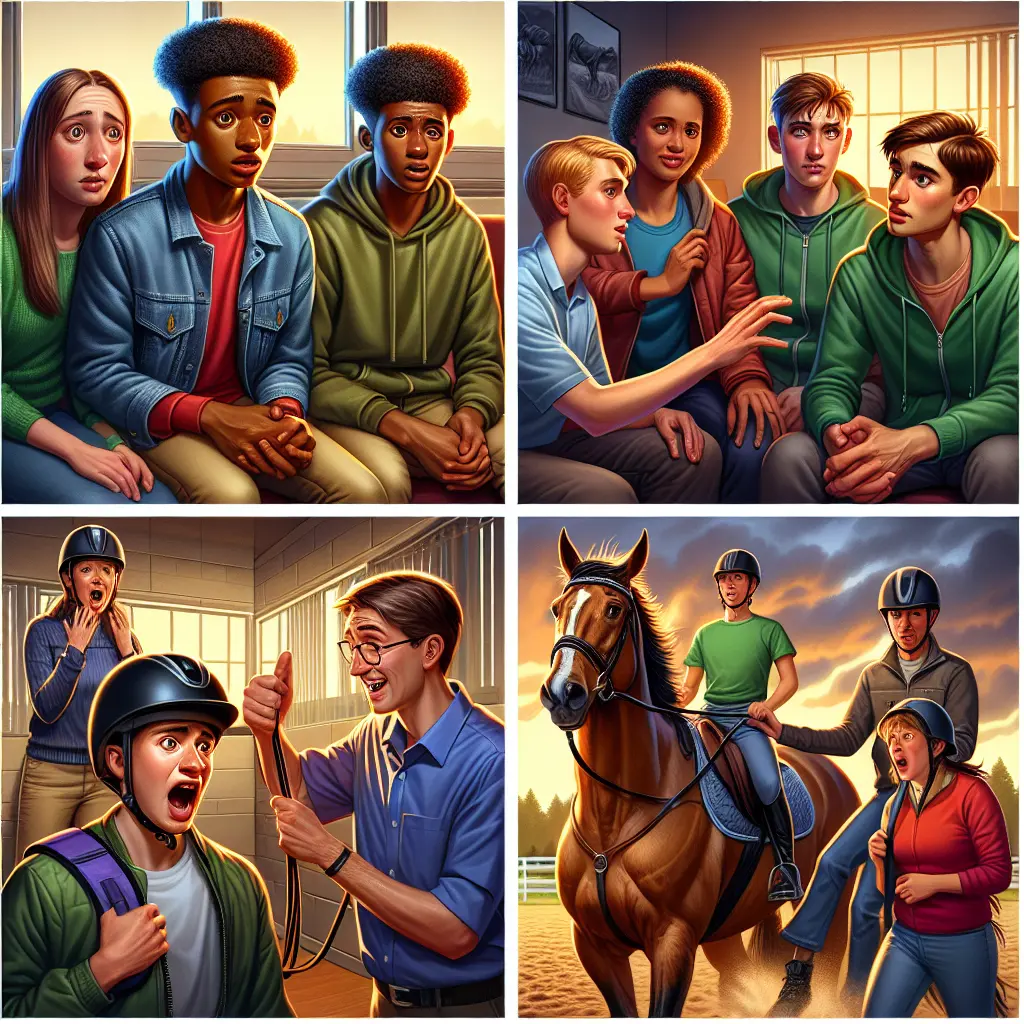 Young Riders Overcoming Anxiety - image of horse riding gloves