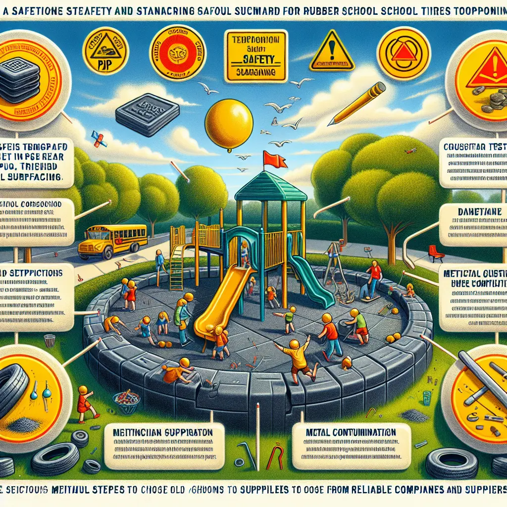 Rubber School Topping for Playground Safety