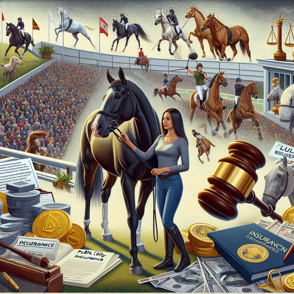 The Importance of Public Liability Insurance: Horse rider in a stable
