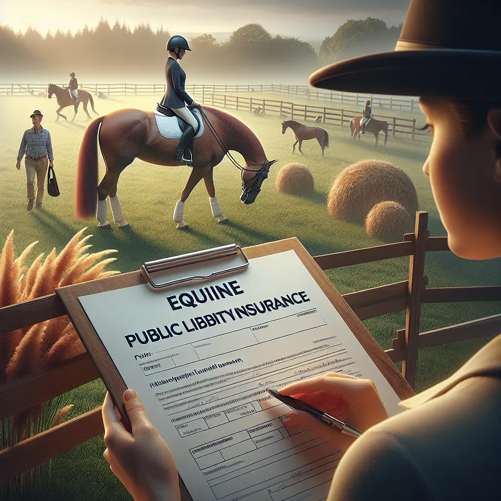 The Importance of Public Liability Insurance: Horse rider in competition