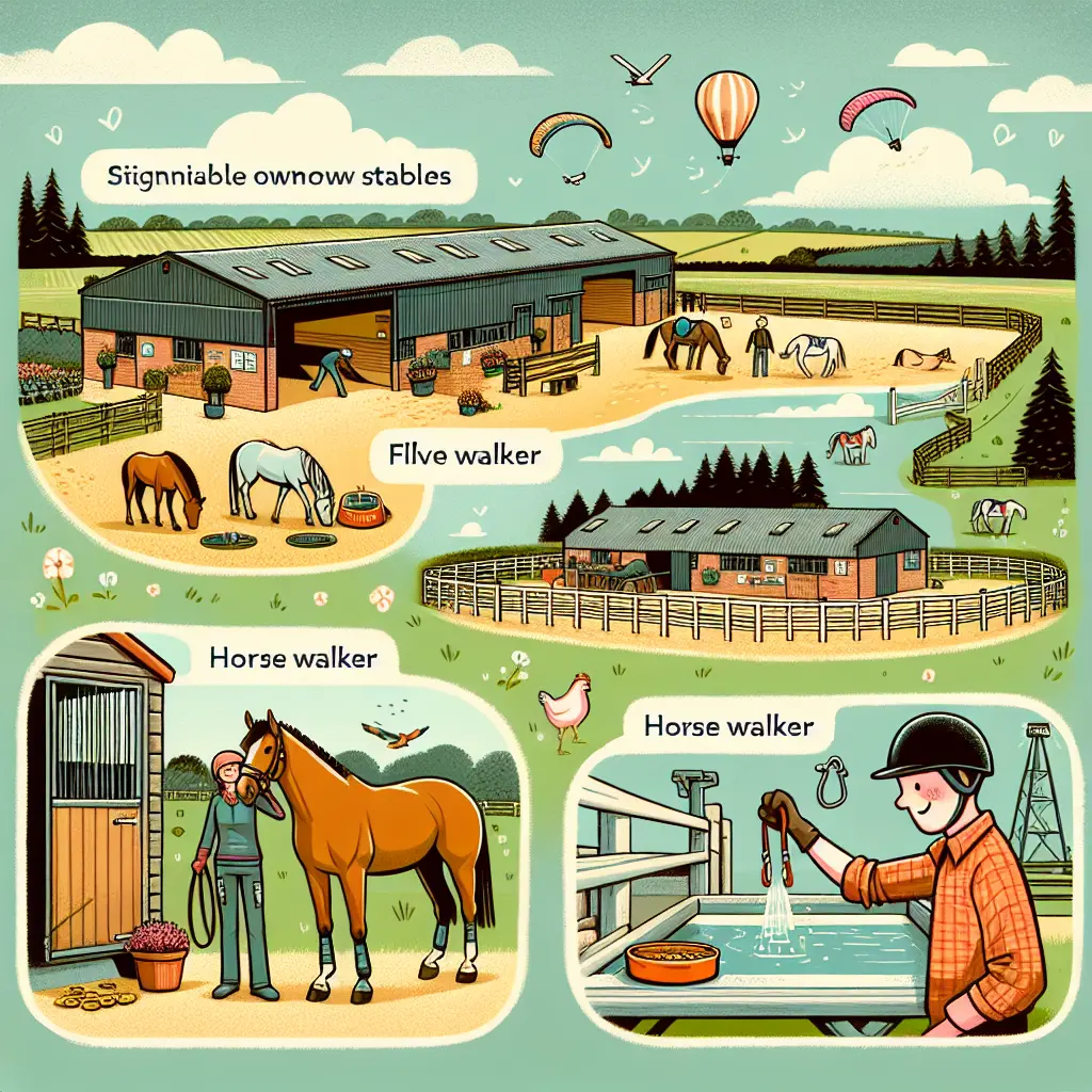 Exploring DIY Livery Yard Options - Equestrian arena under a clear sky