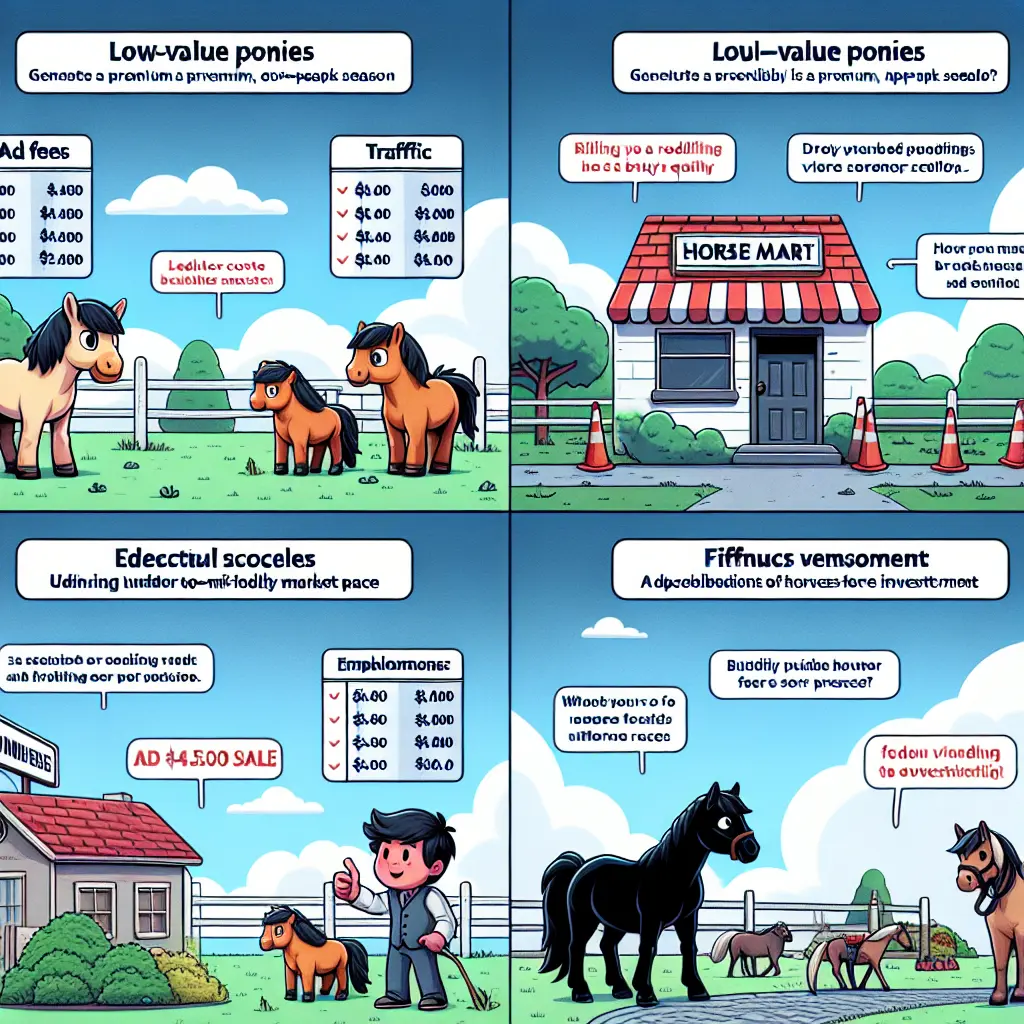 Is HorseQuest Worth the Extra Investment for Selling Low-Value Ponies Compared to HorseMart? - HorseQuest Traffic