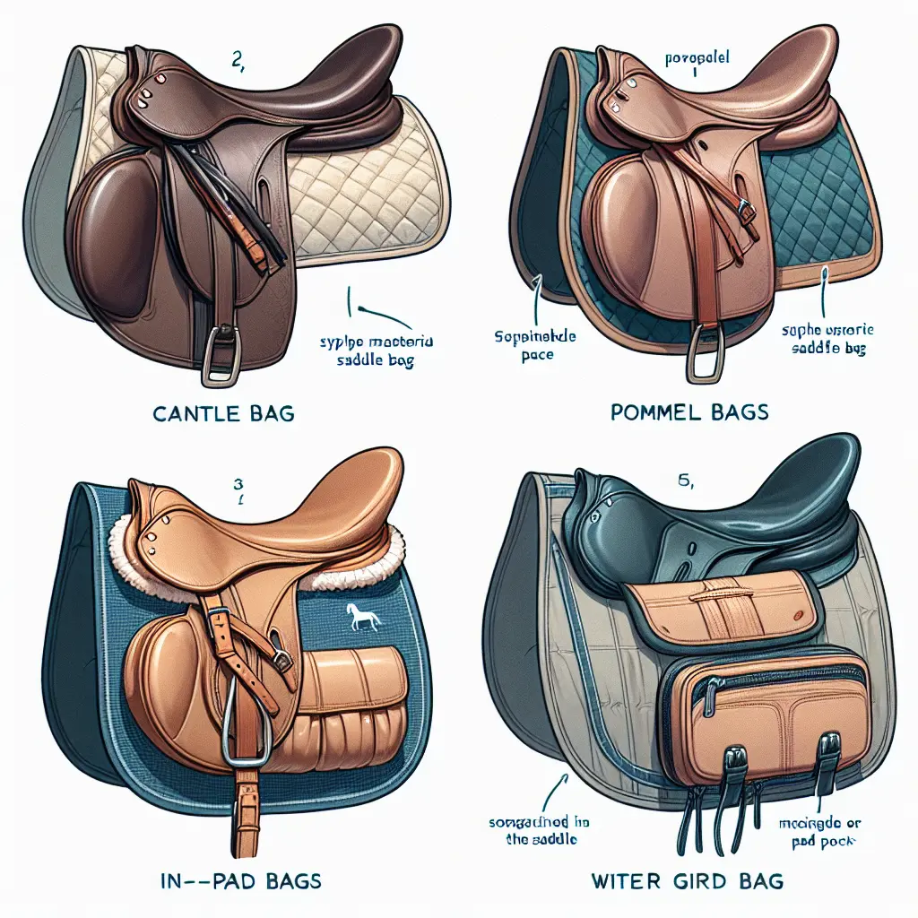 Exploring Affordable and Hardwearing Saddlebag Alternatives for Equestrians - Pommel Pouches