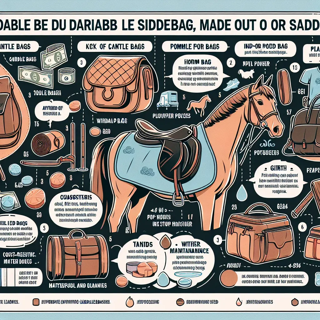 Exploring Affordable and Hardwearing Saddlebag Alternatives for Equestrians - In-Pad Options