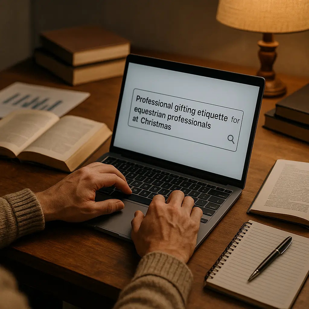 Christmas Gifting Etiquette: Farrier, Vet, Yard Team