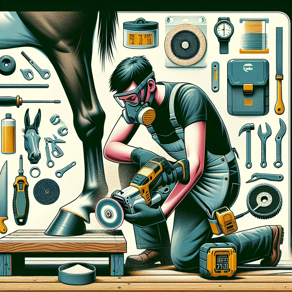 Cordless Sanders for Hoof Care - Precision in Use