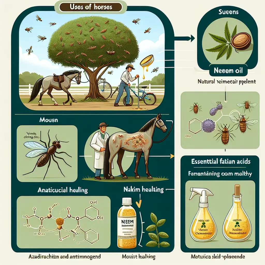 Exploring the Benefits and Precautions of Using Neem Oil for Horses - Natural Insect Repellent