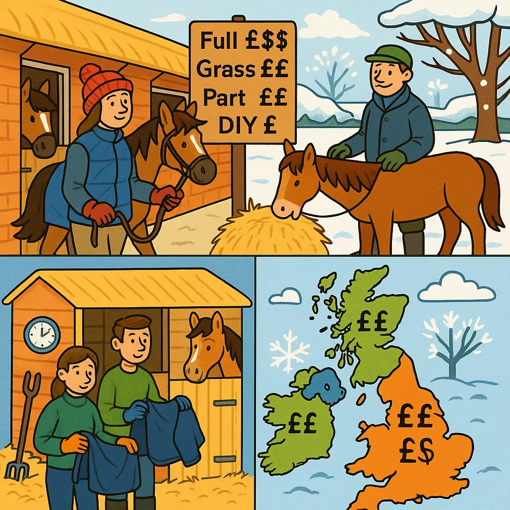 UK Winter Livery Costs 2024/25: Grass Vs Full Explained