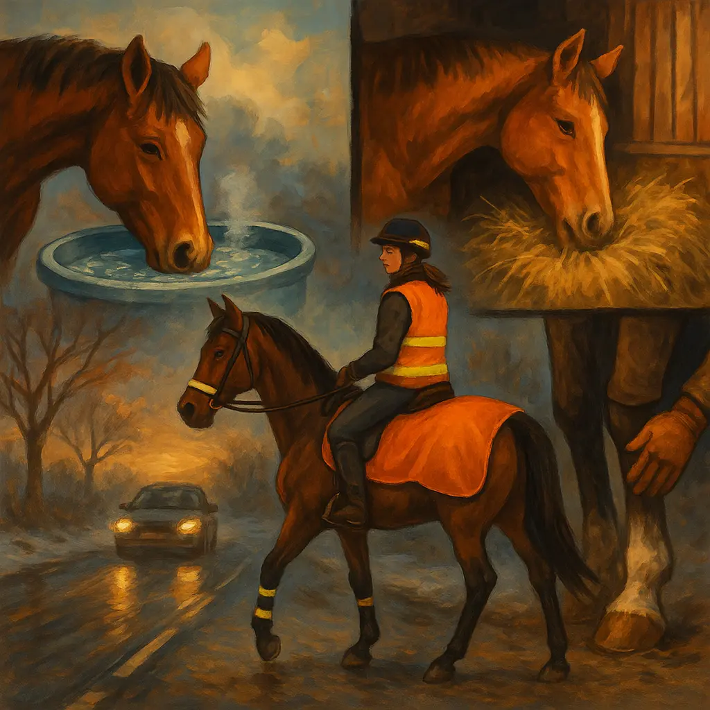 Winter Horse Care: Keep Horses Hydrated, Safe And Seen