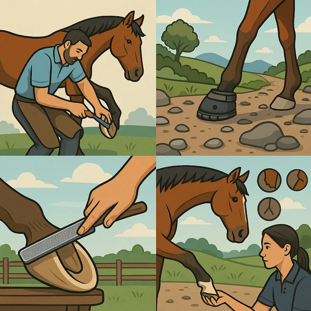 Barefoot Horse Trimming In The UK: How Often And Hoof Boots
