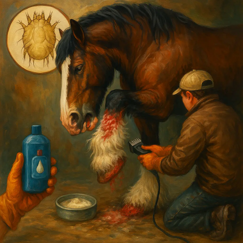 Feather Mites In Horses: Effective Treatment And Yard Plan