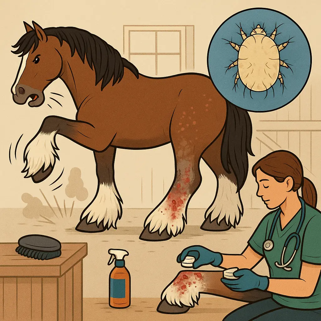 Feather Mites In Horses: Effective Treatment And Yard Plan