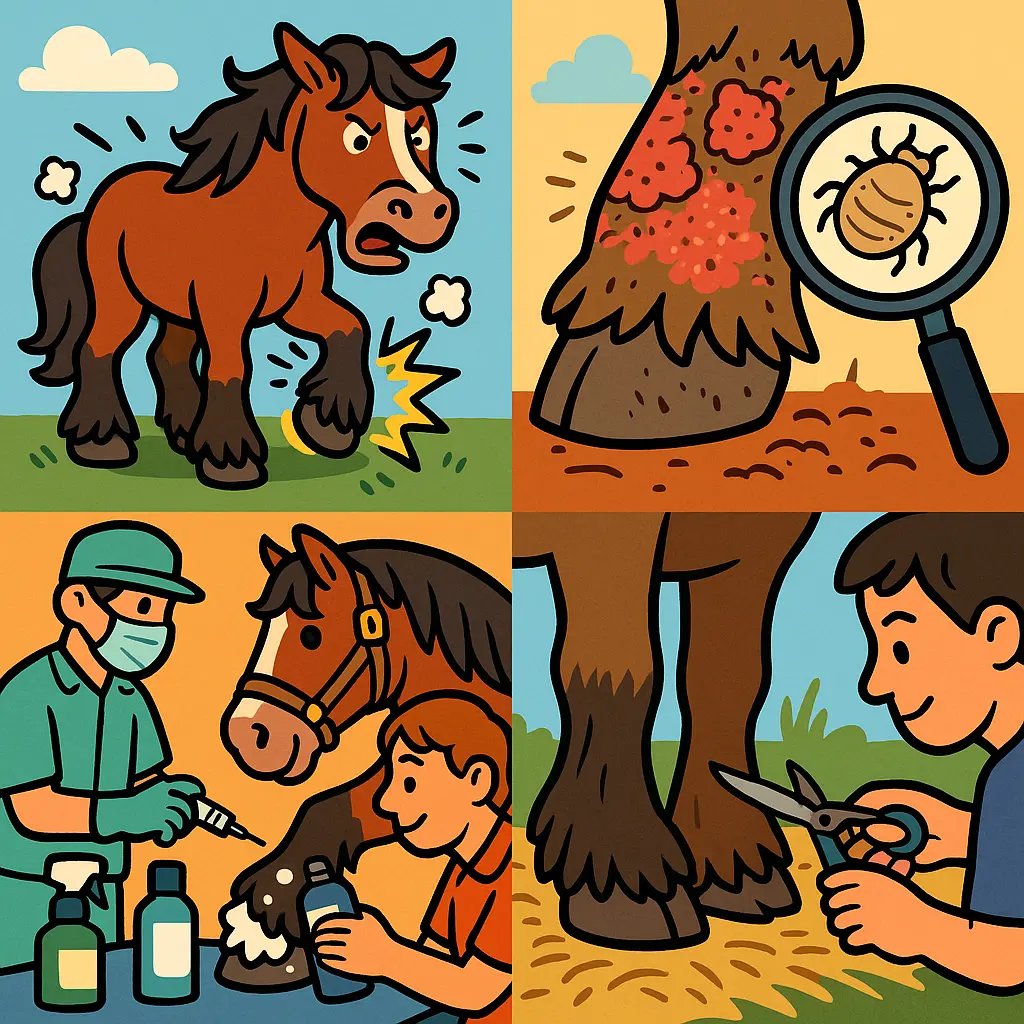 Feather Mites In Horses: Effective Treatment And Yard Plan