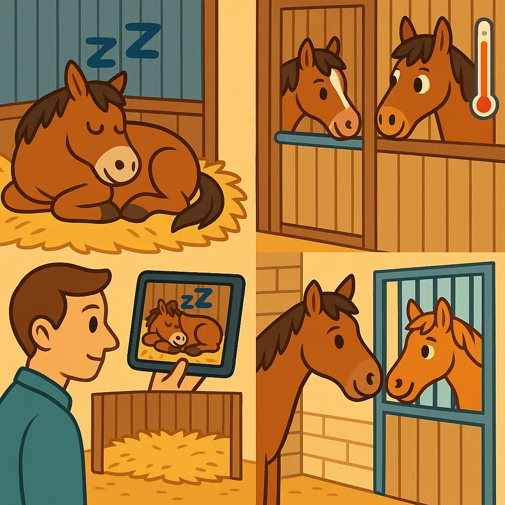 Horse Sleep: Deep Bedding, Space And Calm UK Stables