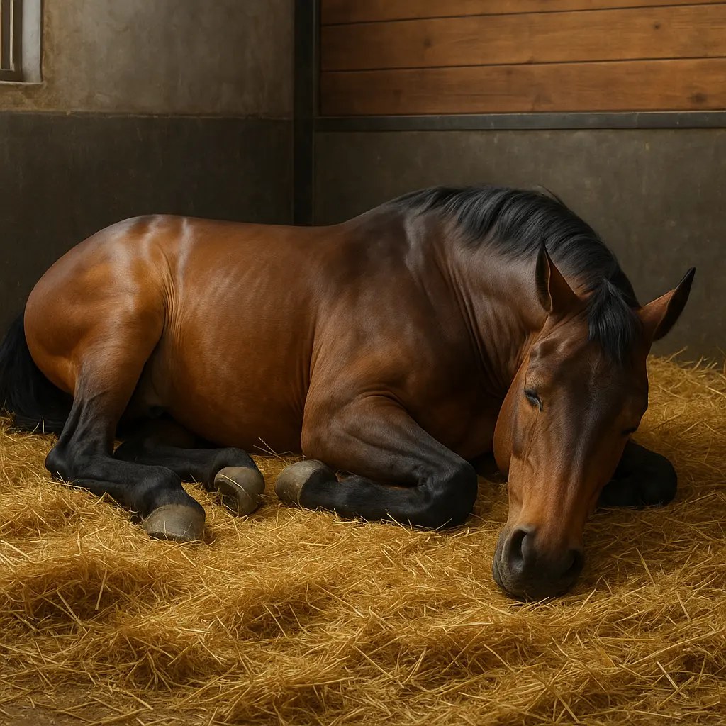 Horse Sleep: Deep Bedding, Space And Calm UK Stables