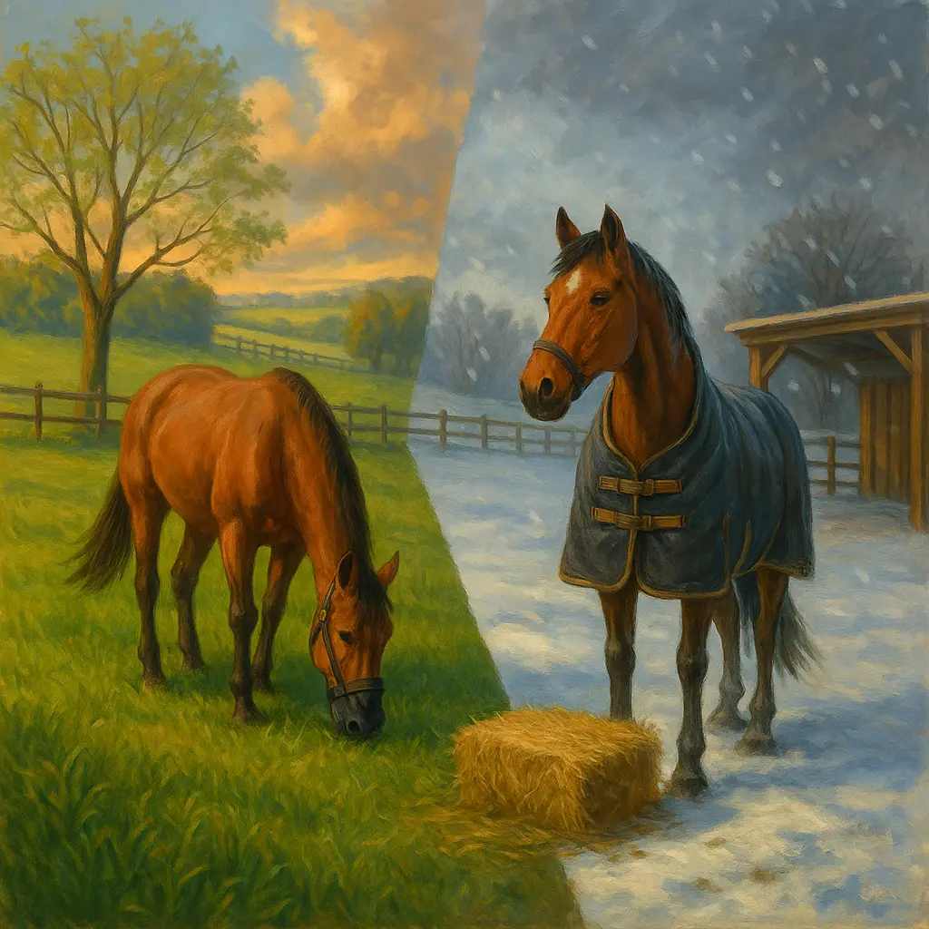 Horse Grazing Transitions: Protect Gut, Weight And Fields