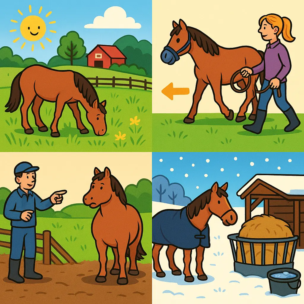 Horse Grazing Transitions: Protect Gut, Weight And Fields