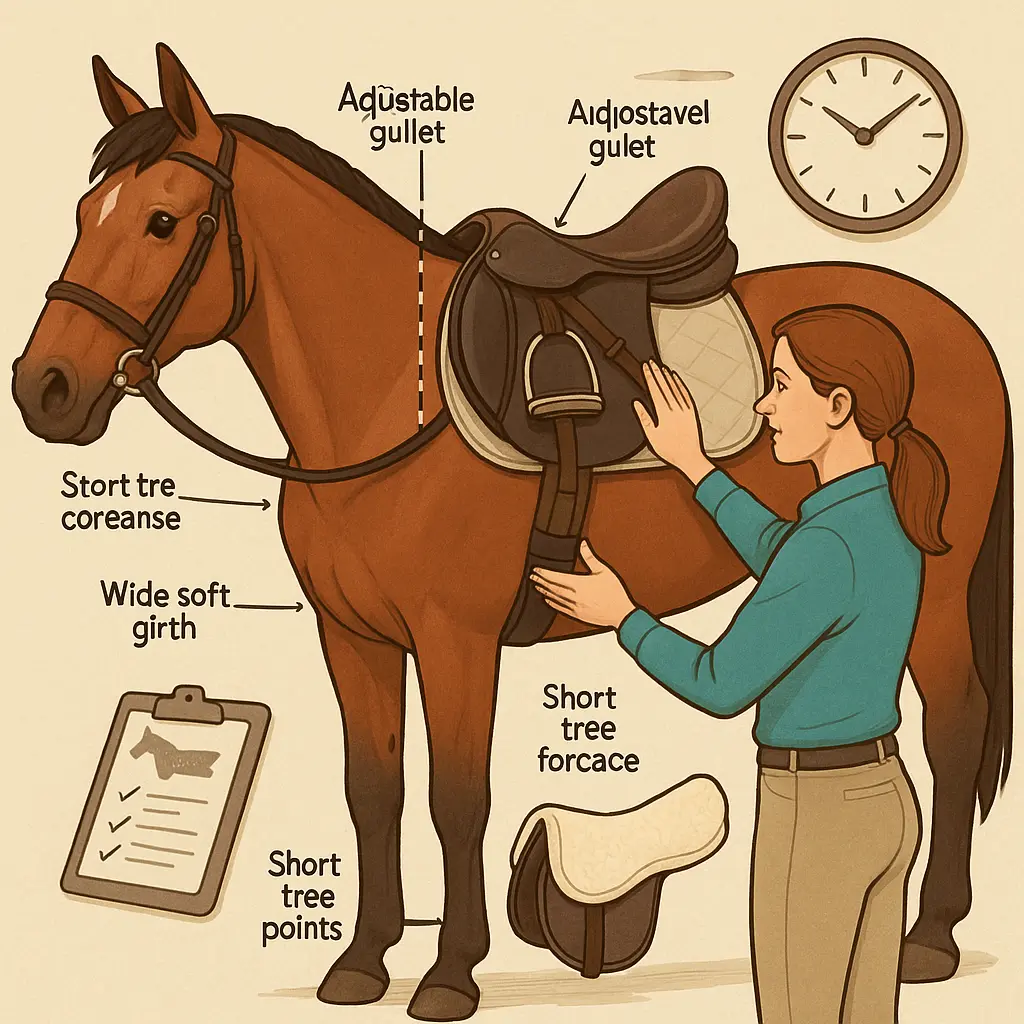 Young Horse Saddle Fitting: Adjustable GP, 3–6 Month Checks