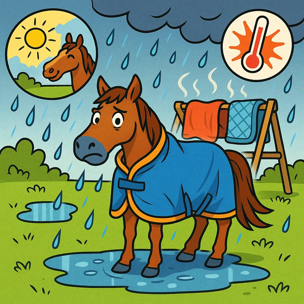 Horse Rug Condensation: Stop Wet Liners In UK Rain