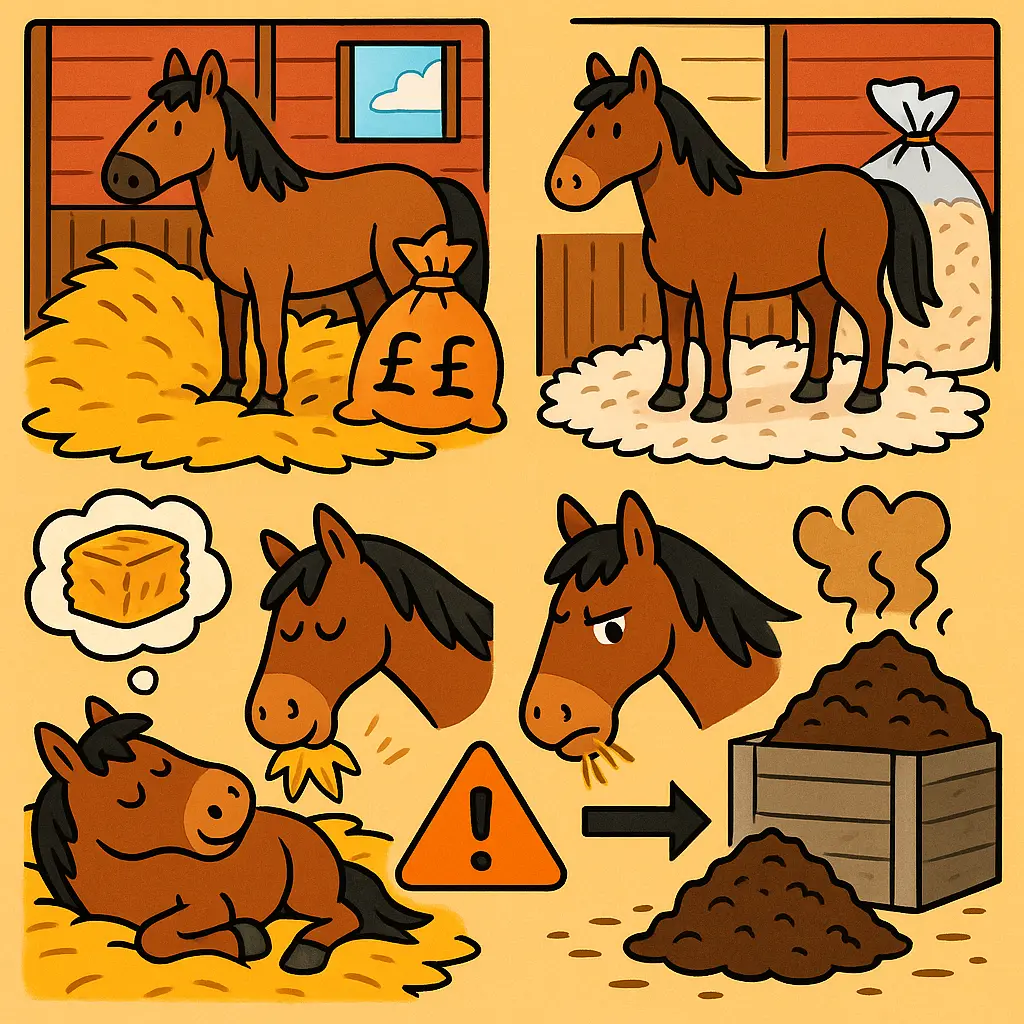 Straw Vs Shavings: Best UK Horse Bedding For Winter