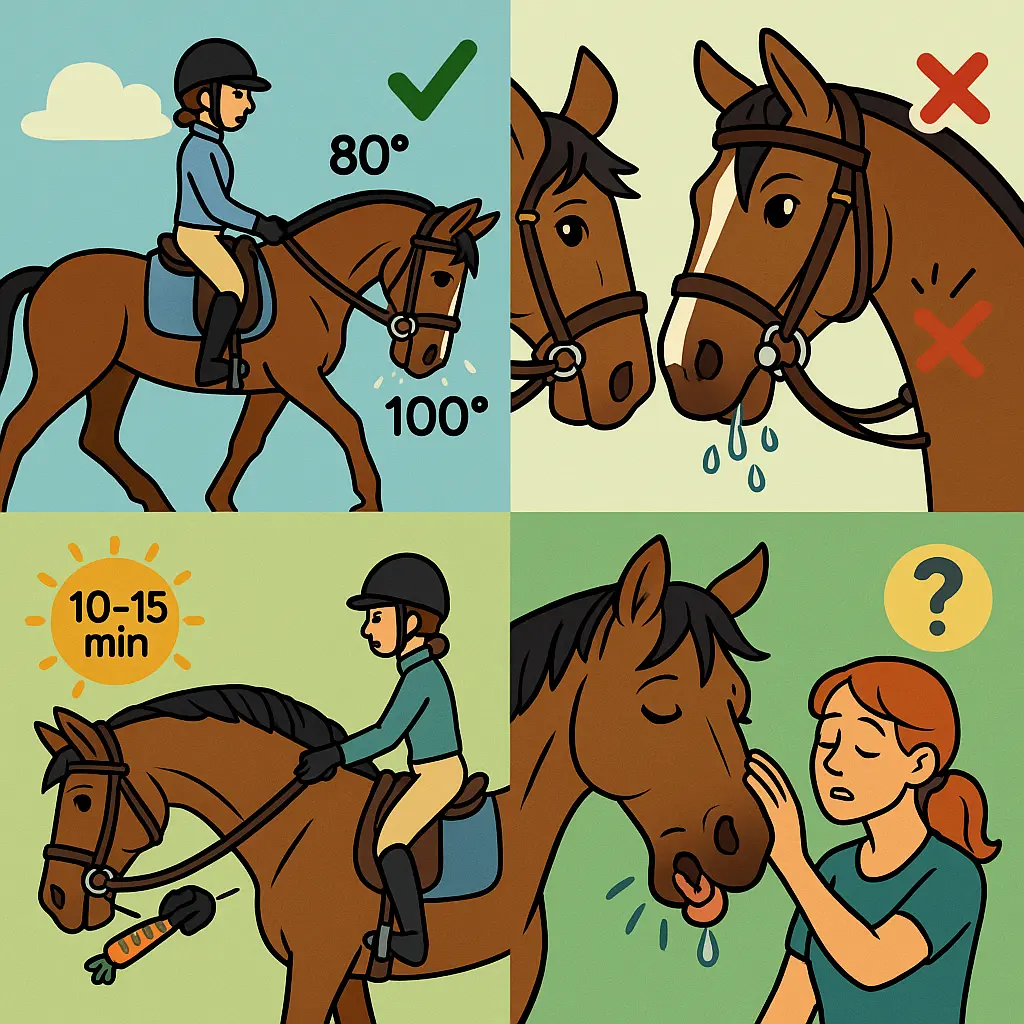 Horse Poll Flexion: Keep 85° For Calm, Willing Work