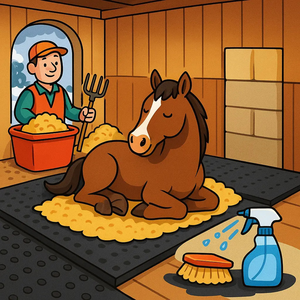 Rubber Stable Mats: Save Up To 80% On Bedding In The UK