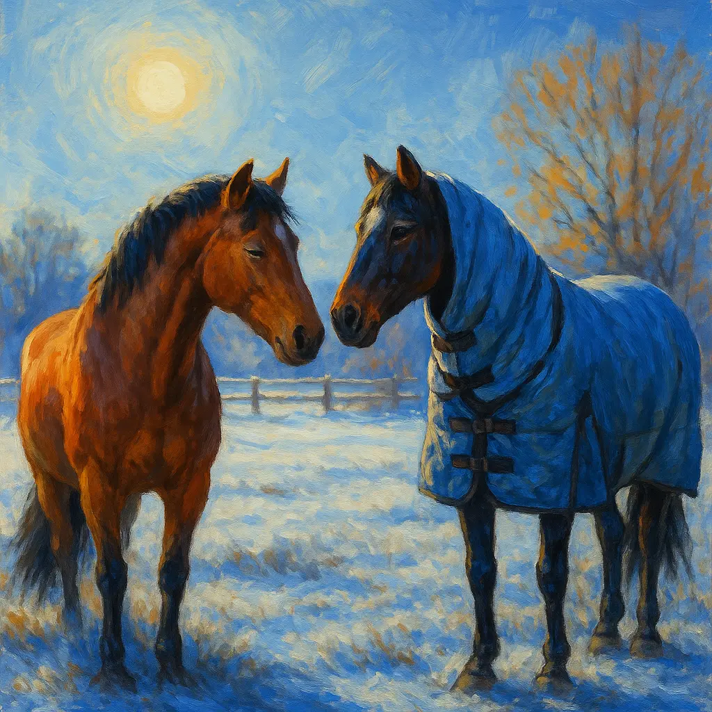 Horse Rugging On Bright Cold Days: Follow The 5°C Rule