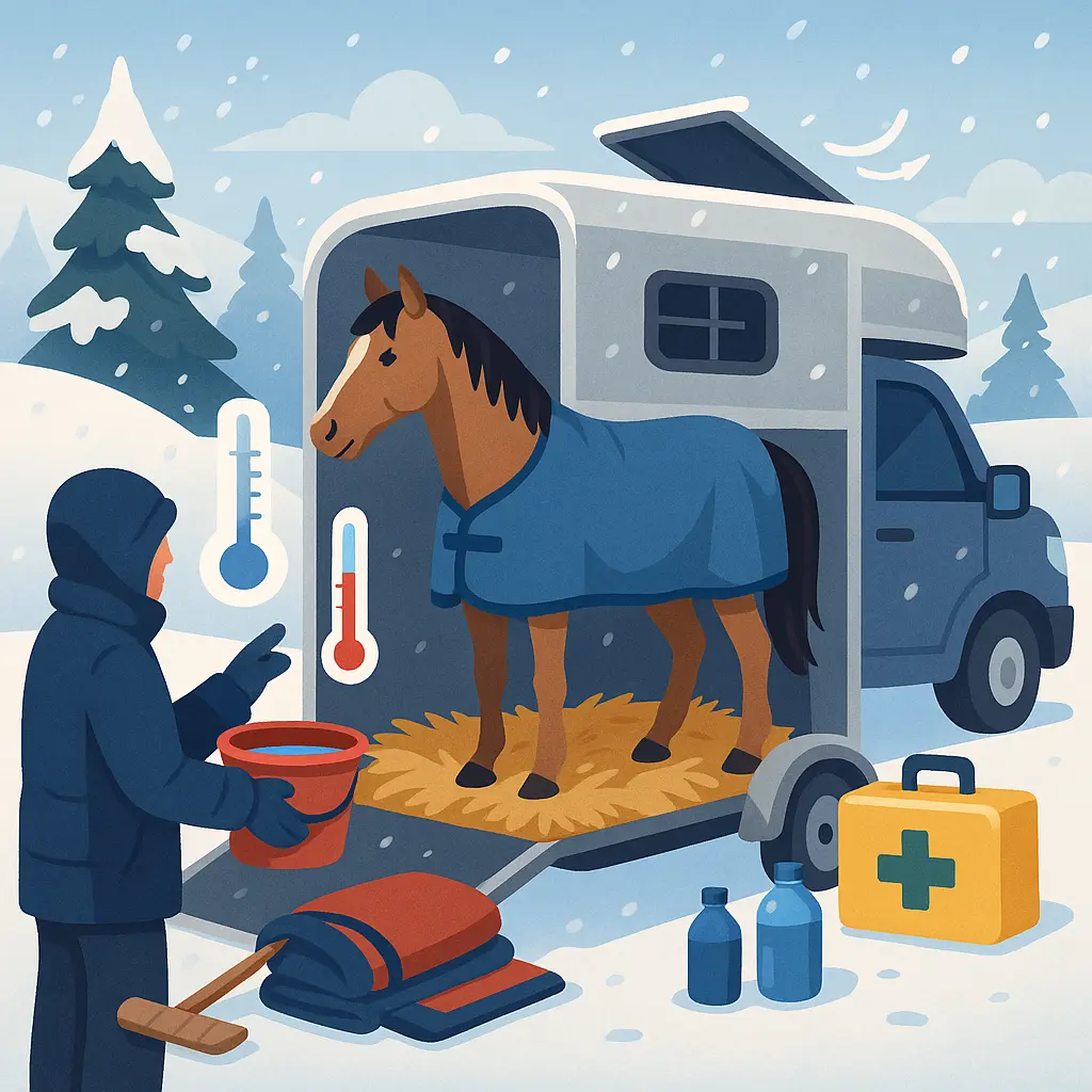 Winter Horse Trailer Ventilation, Rugs And Temperature