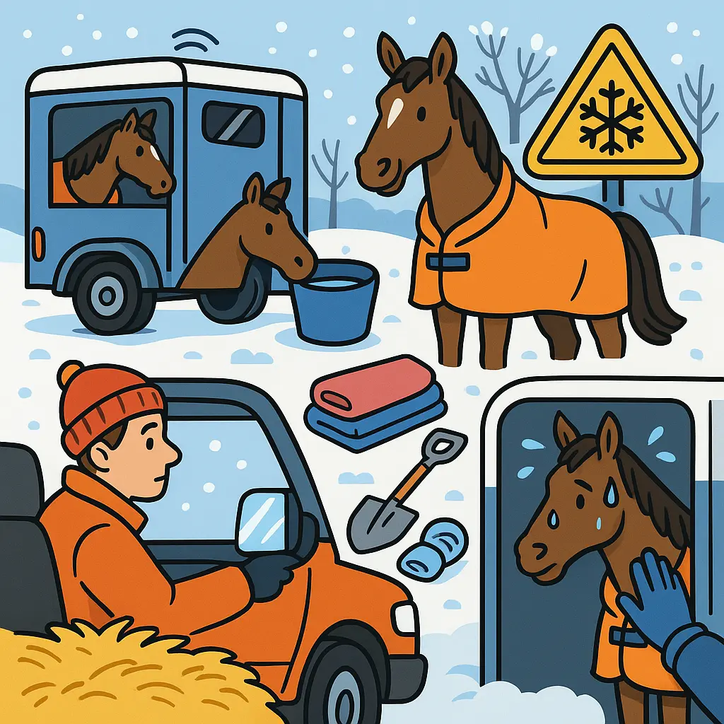 Winter Horse Trailer Ventilation, Rugs And Temperature