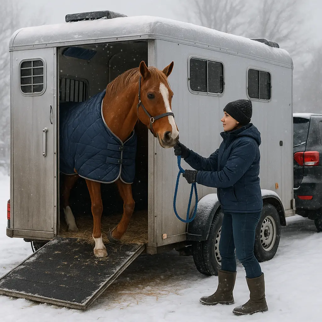 Winter Horse Trailer Ventilation, Rugs And Temperature