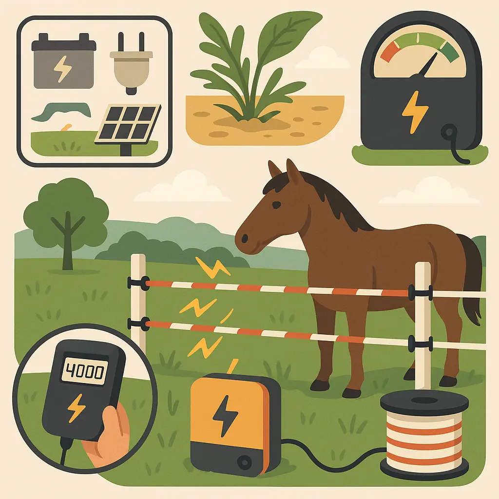Electric Fencing For Horses: UK Voltage And Sizing Tips