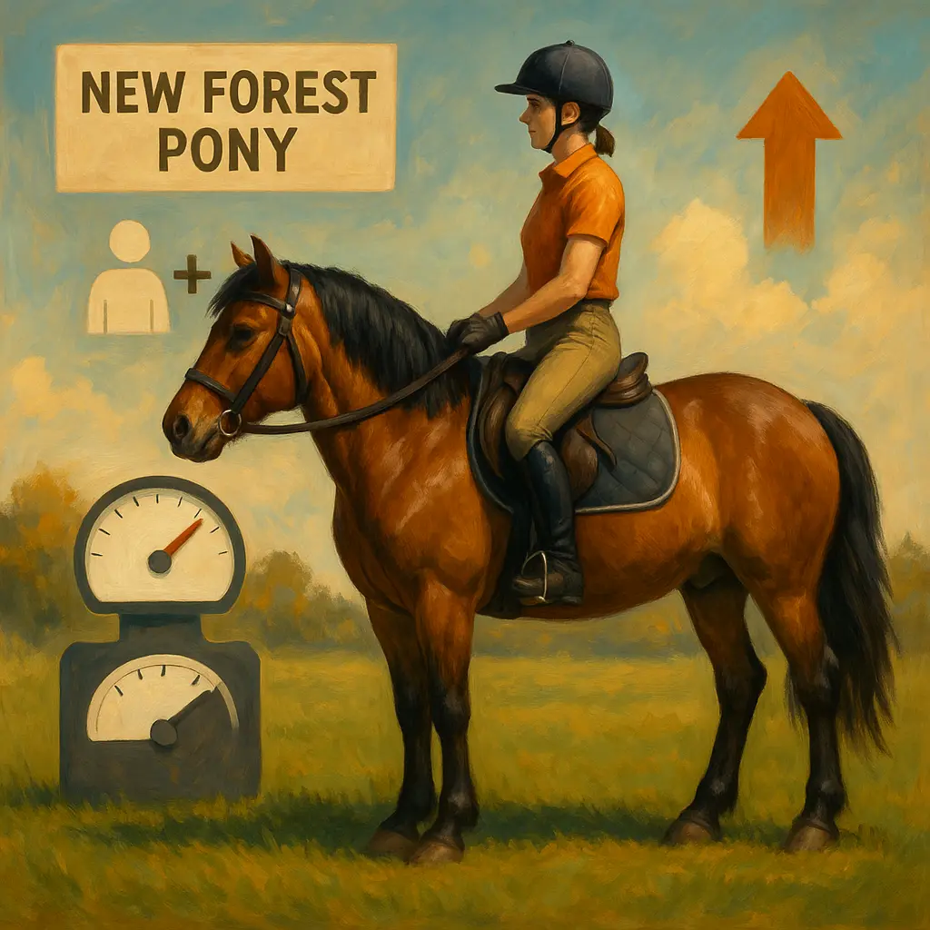 14hh New Forest Pony: Safe Rider And Tack Weight Limits