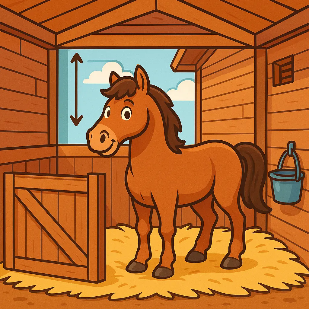 16.2hh Horse Stable Size: Why 12x12ft Is The UK Minimum