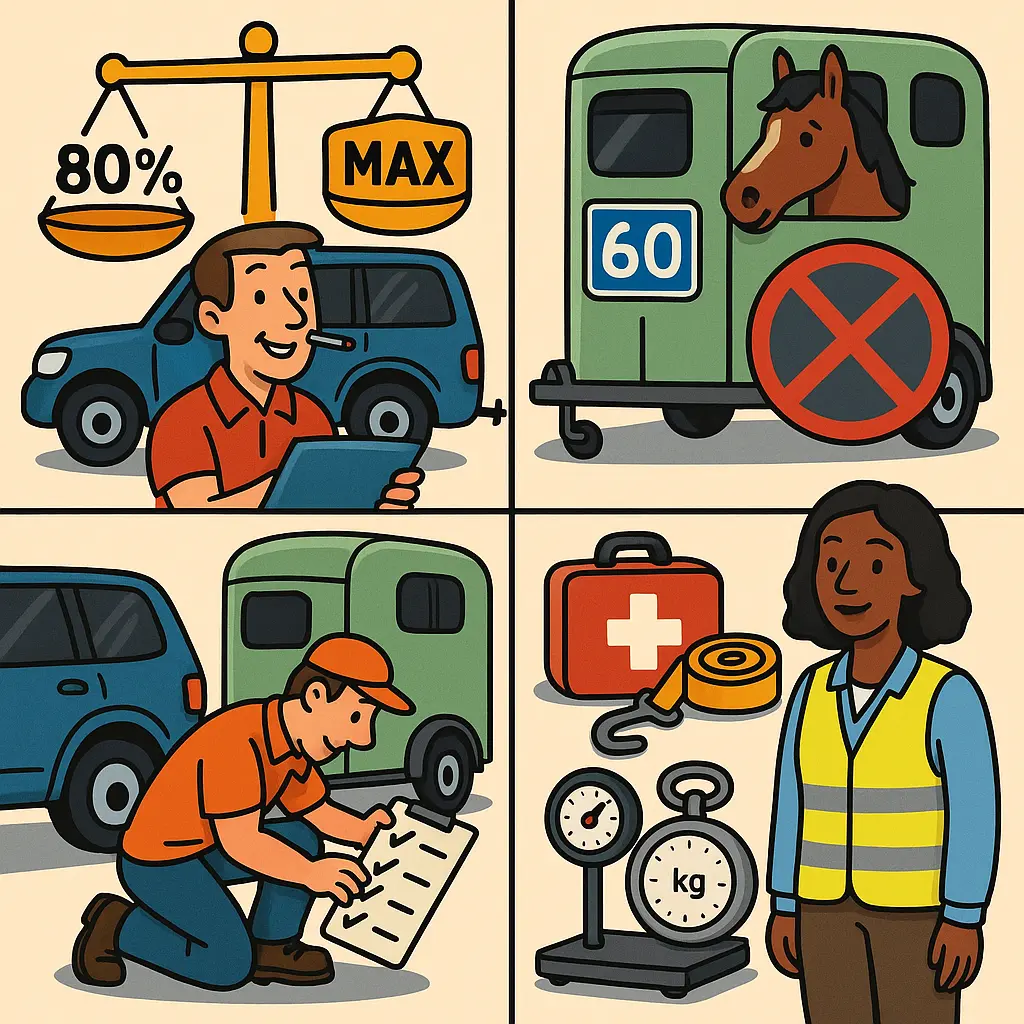 UK Horse Trailer Towing: Rules, Weights, Speeds, Safety