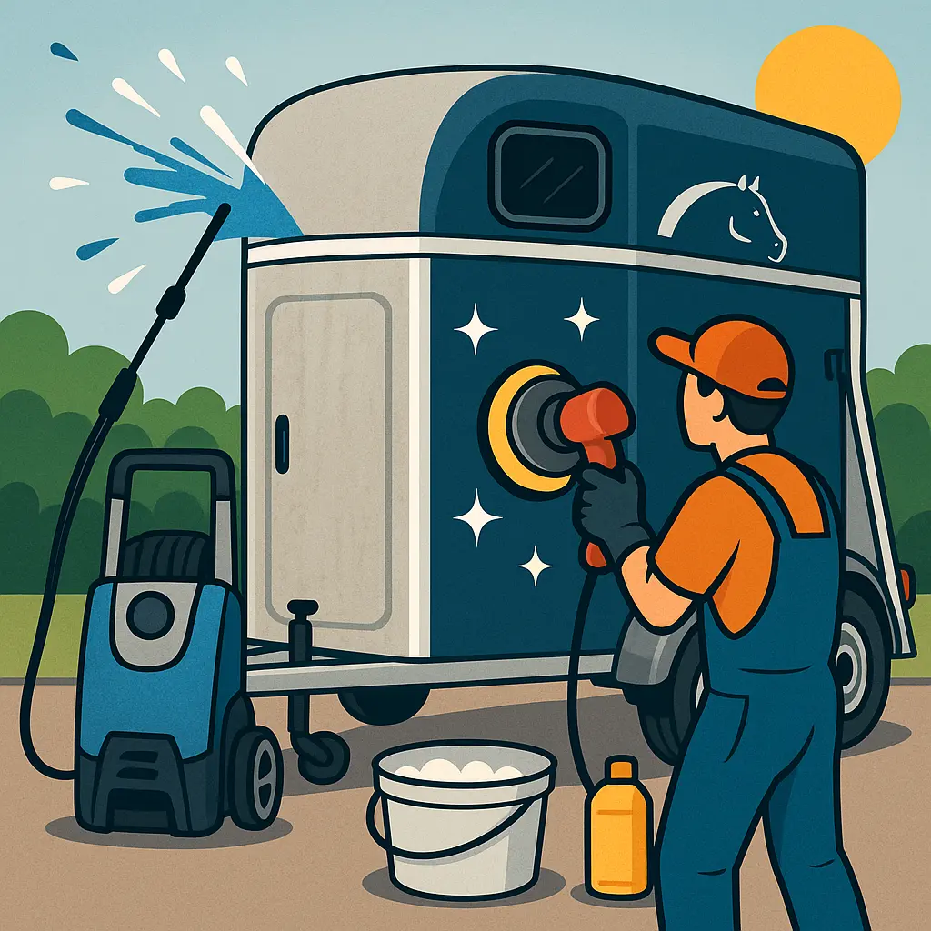 Horse Trailer Shine: Restore, Protect And Sell Faster